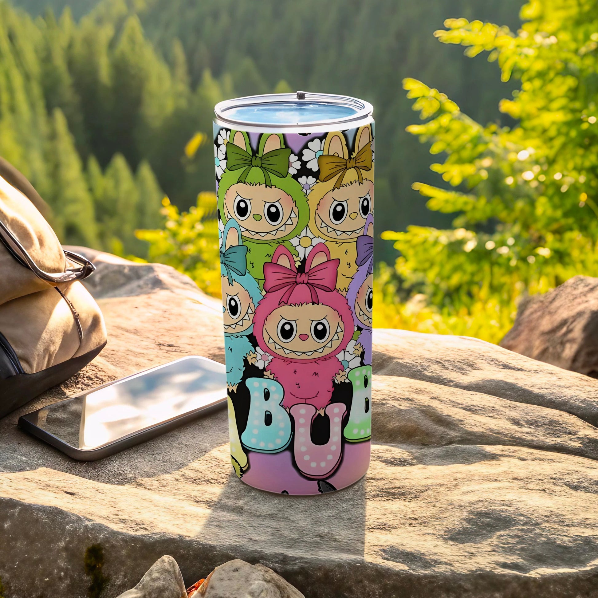Colorful Cartoon Characters Tall Drinkware Product