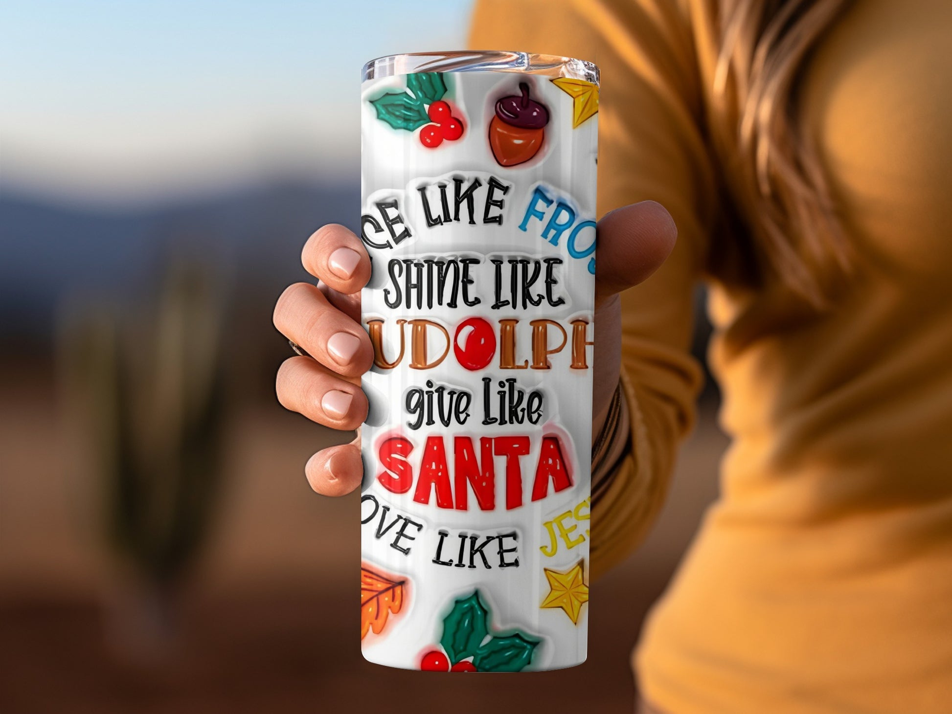 Festive Christmas Quote Travel Mug Fun Holiday Gift Item