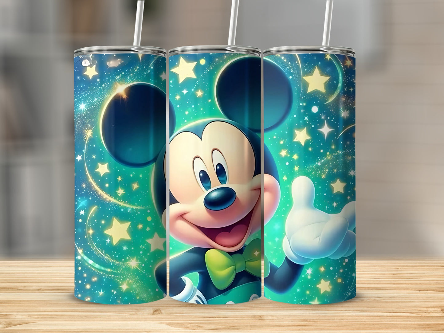 Magical Stars and Cartoon Mouse Design Tumbler Product