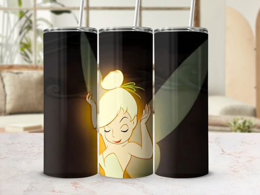 Animated Fairy Design Insulated Tumbler Flask Cup