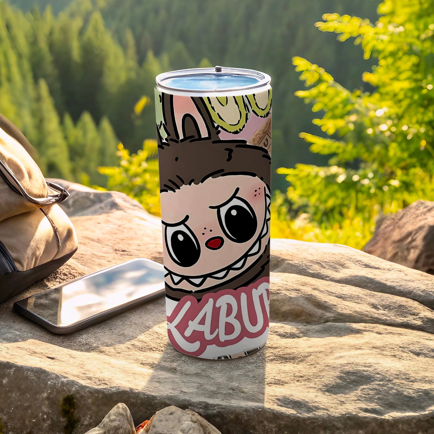 Cute Cartoon Character Outdoor Travel Tumbler