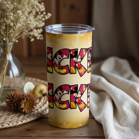 Mickey Mouse Double Name Star Design Tumbler