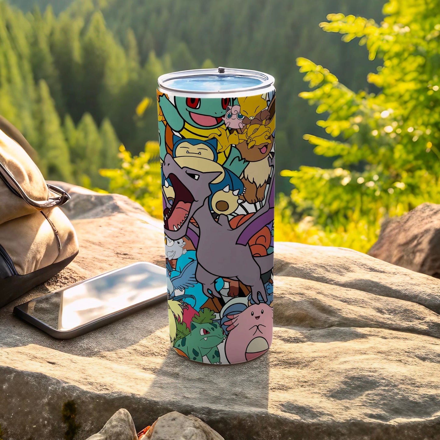 Colorful Cartoon Characters Insulated Tumbler