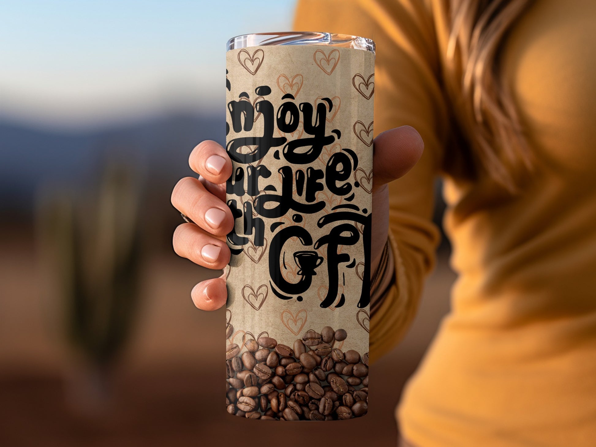 Enjoy Every Coffee Moment Repeat Coffee Tumbler