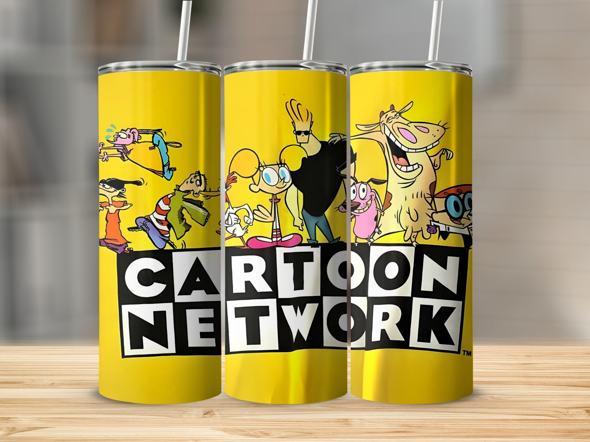 Cartoon Network Characters Yellow Tumbler Cup