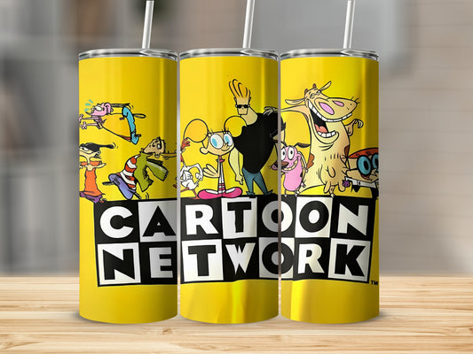 Cartoon Network Characters Yellow Tumbler Cup