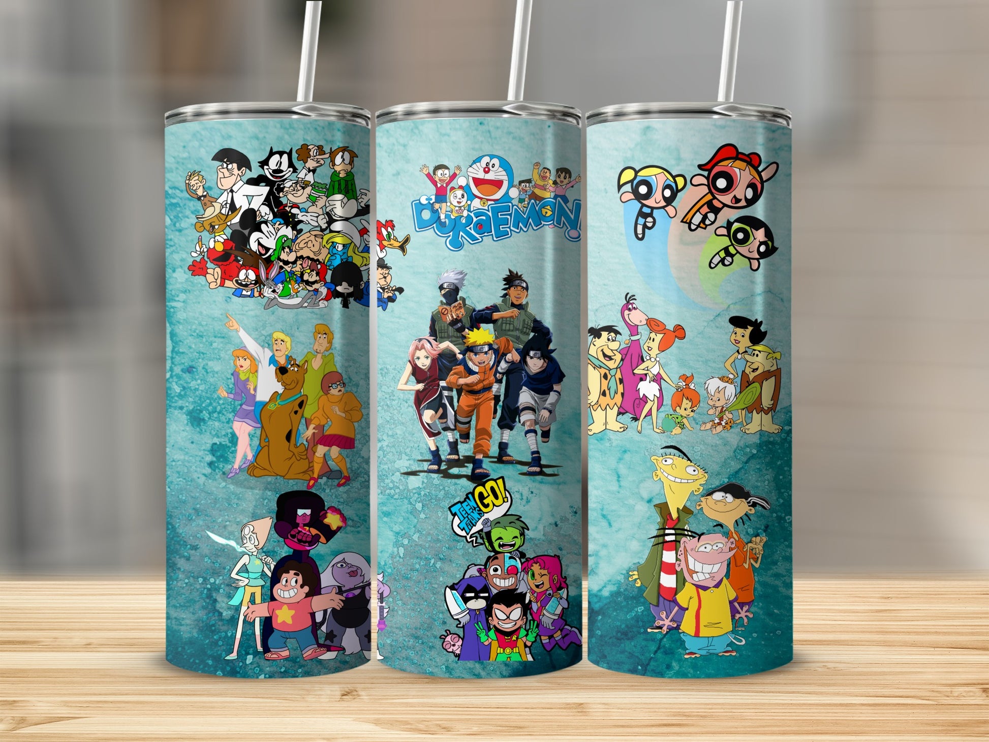 Vibrant Cartoon Character Tumbler for Animation Fans