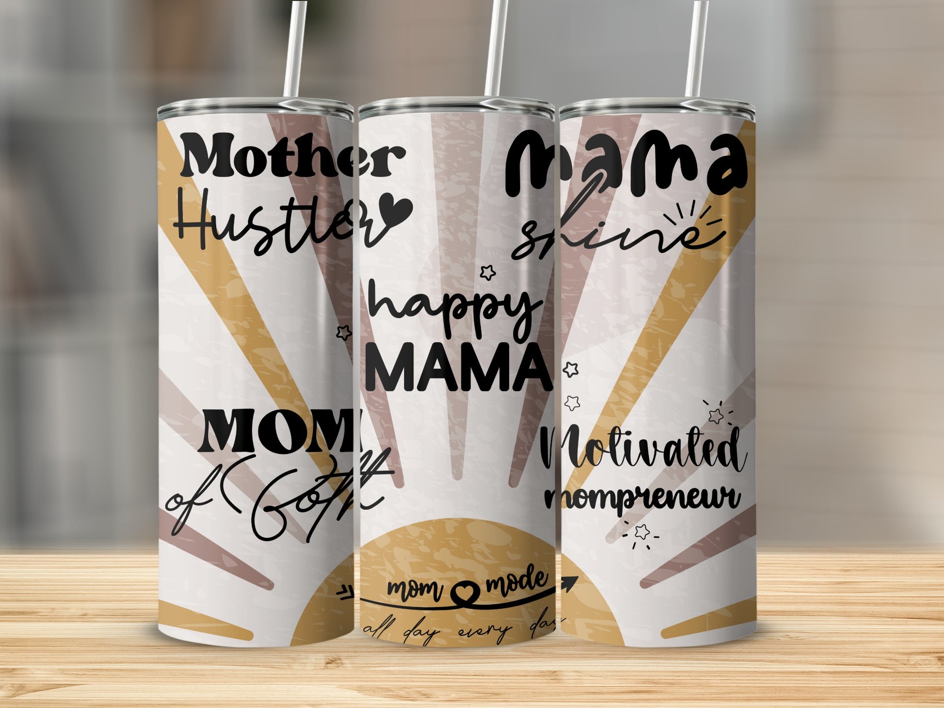 Motivated Mompreneur Hustler Happy Mama Shine product