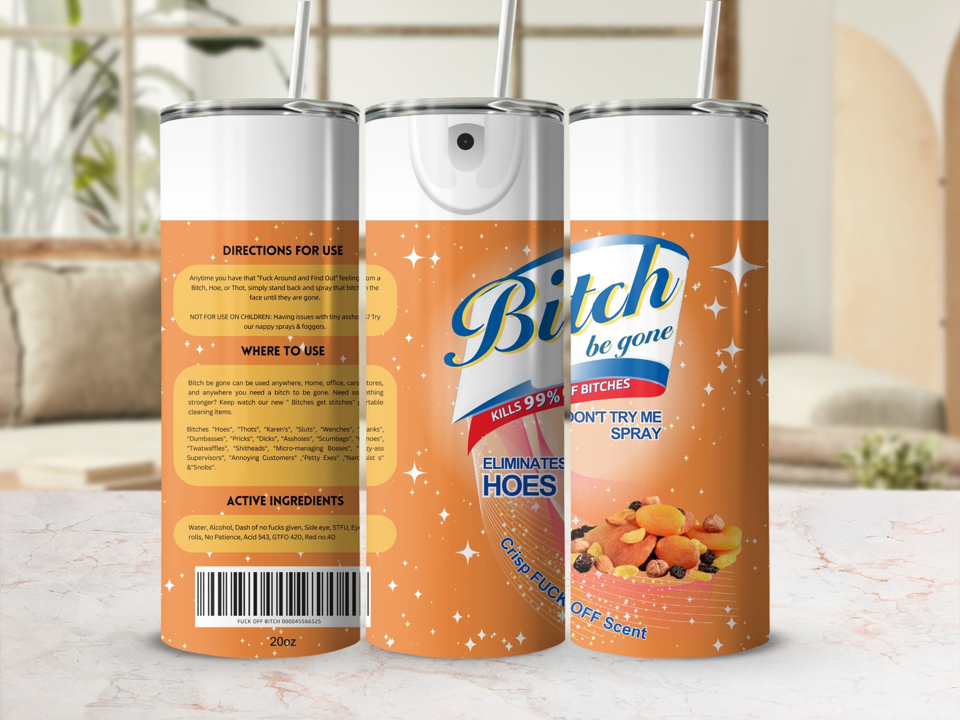Bitch Be Gone Spray Kills 99% of Bitches Eliminates Hoes