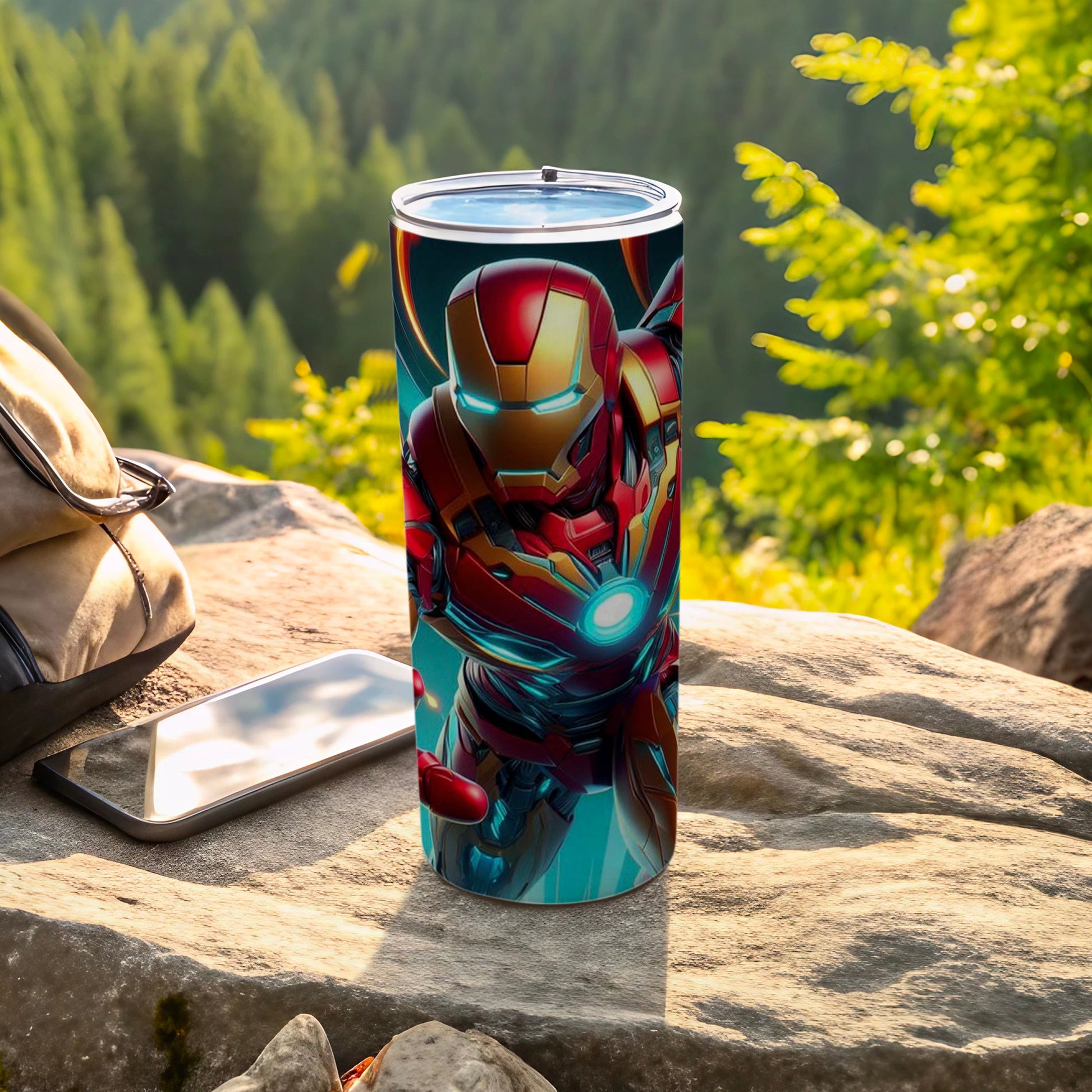Iron Man Themed Insulated Travel Tumbler Product