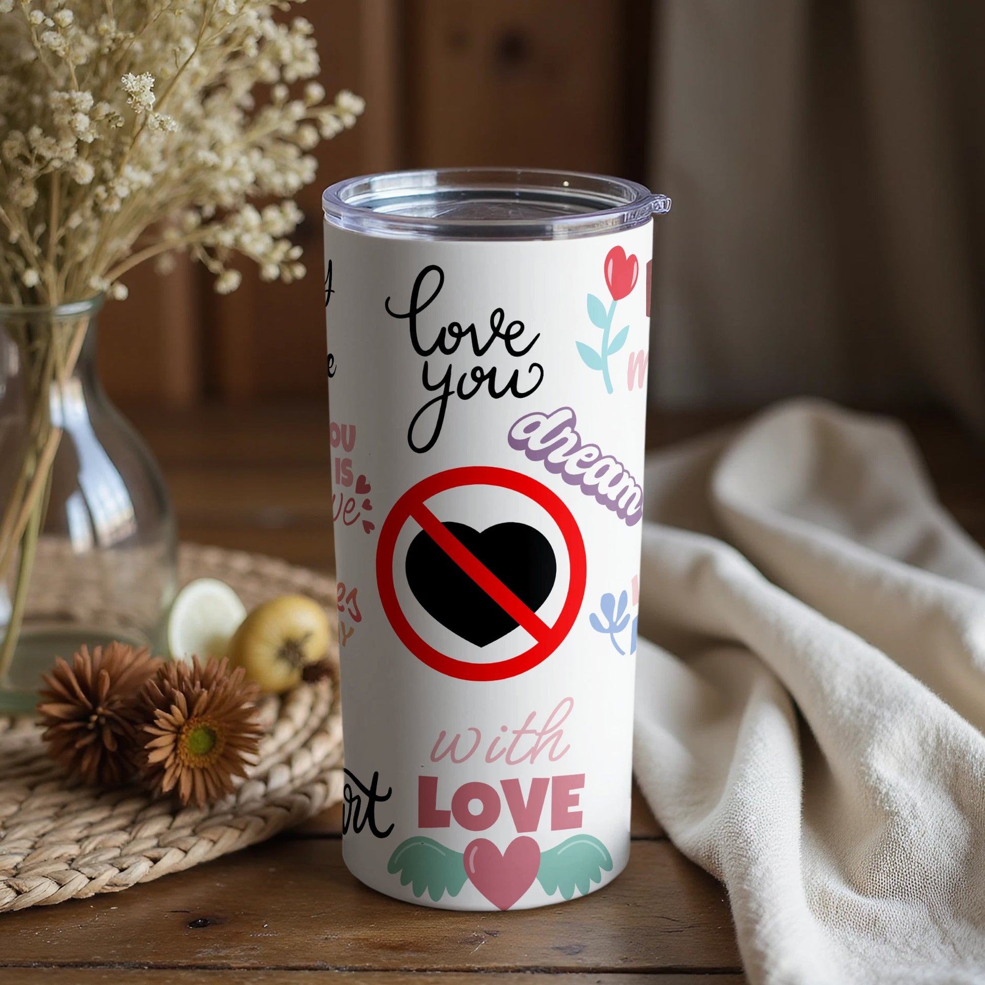 Love You Dream with Love Sweet Heart Mug