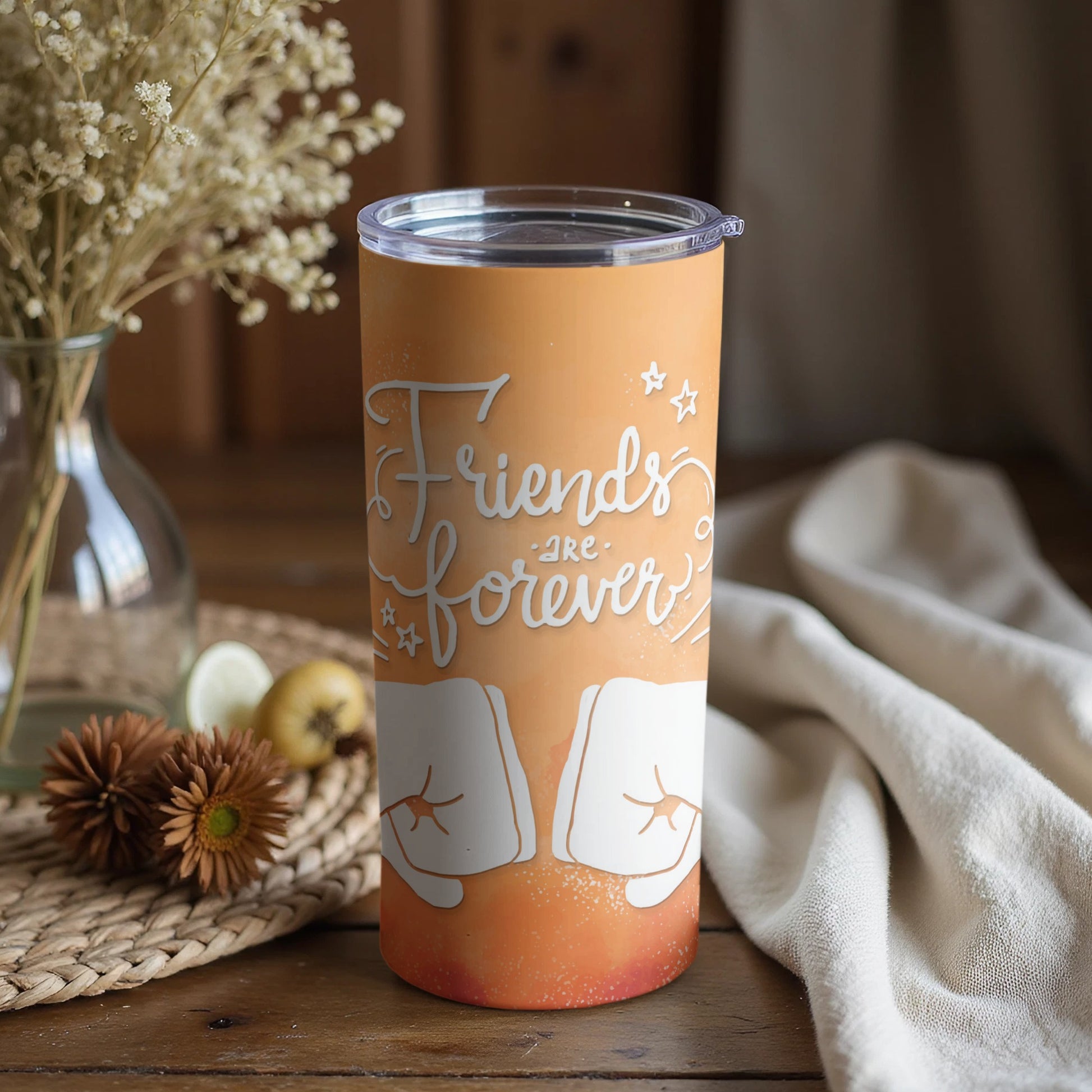 Friends Are Forever Inspirational Tumbler Gift