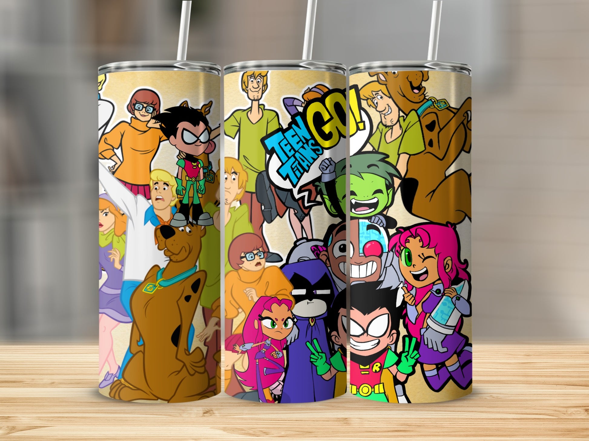 Colorful Cartoon Characters Tumblers for Kids