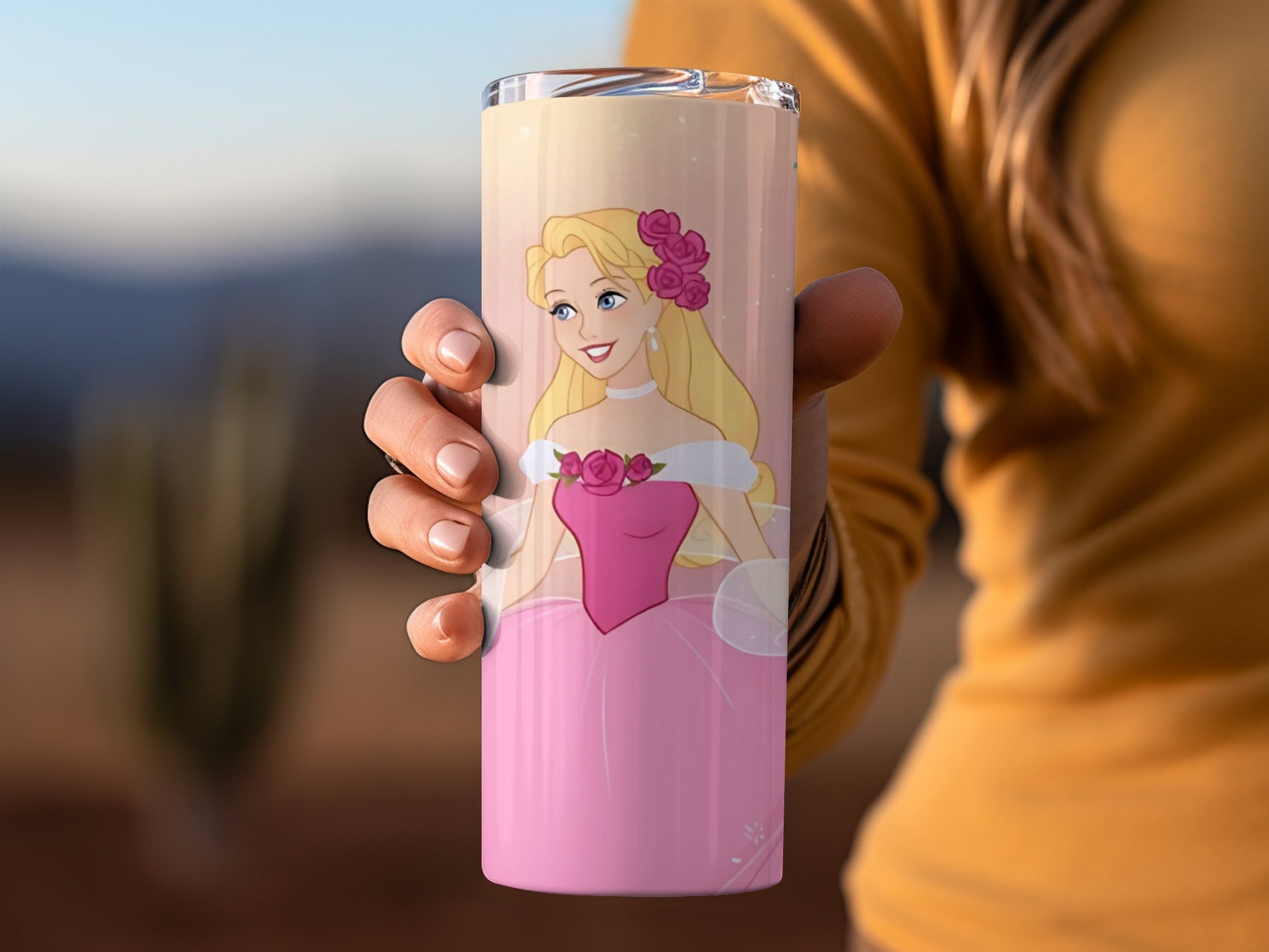 Charming Princess Design Insulated Tumbler for Travel