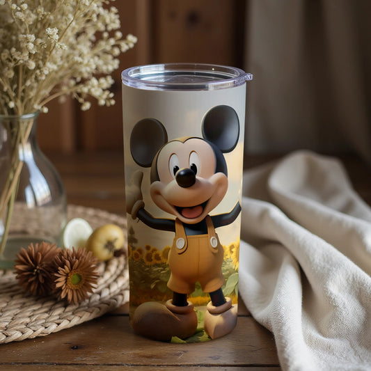 Cheerful Mickey Mouse Travel Tumbler for Everyday Use