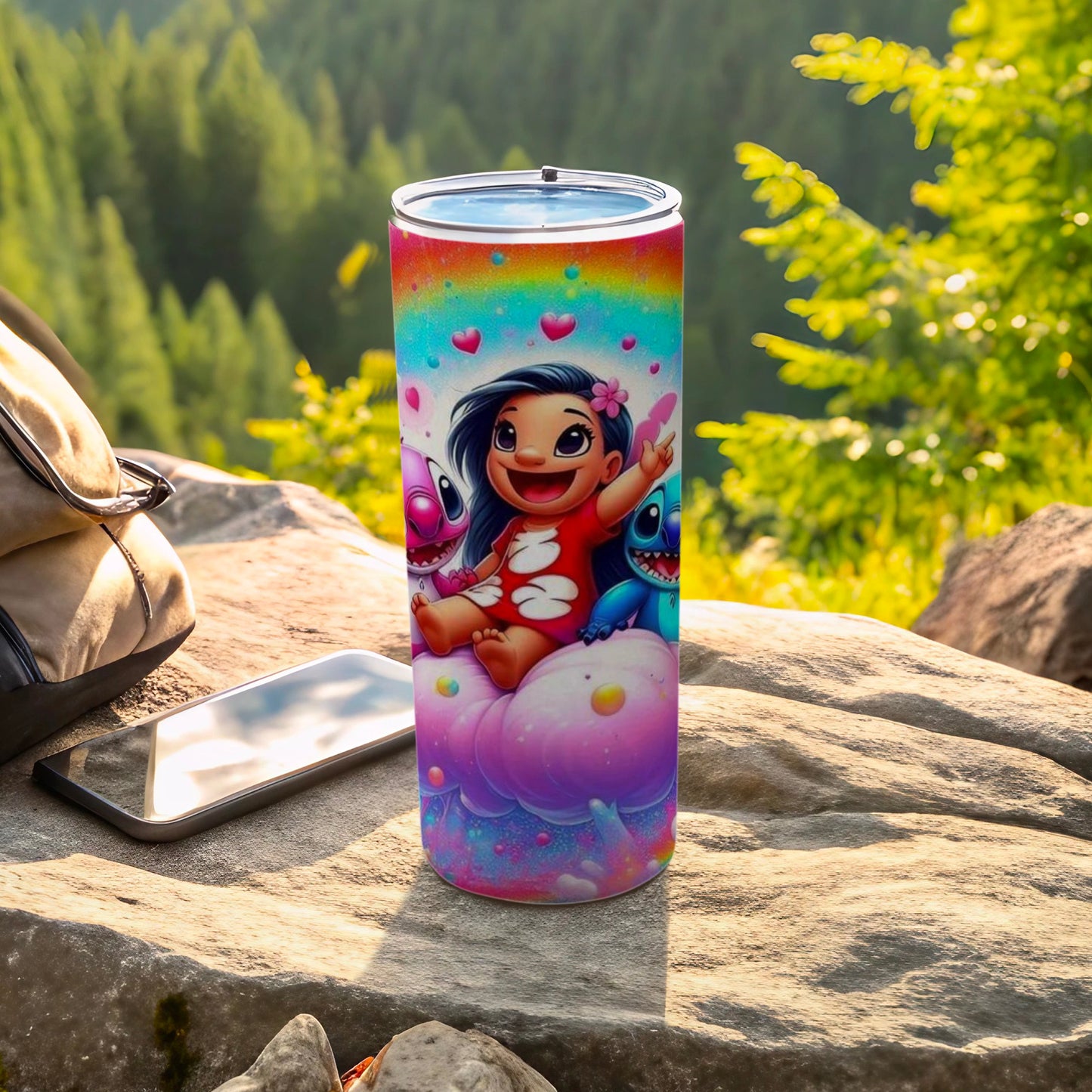 Colorful Cartoon Character Design Tumbler Cup