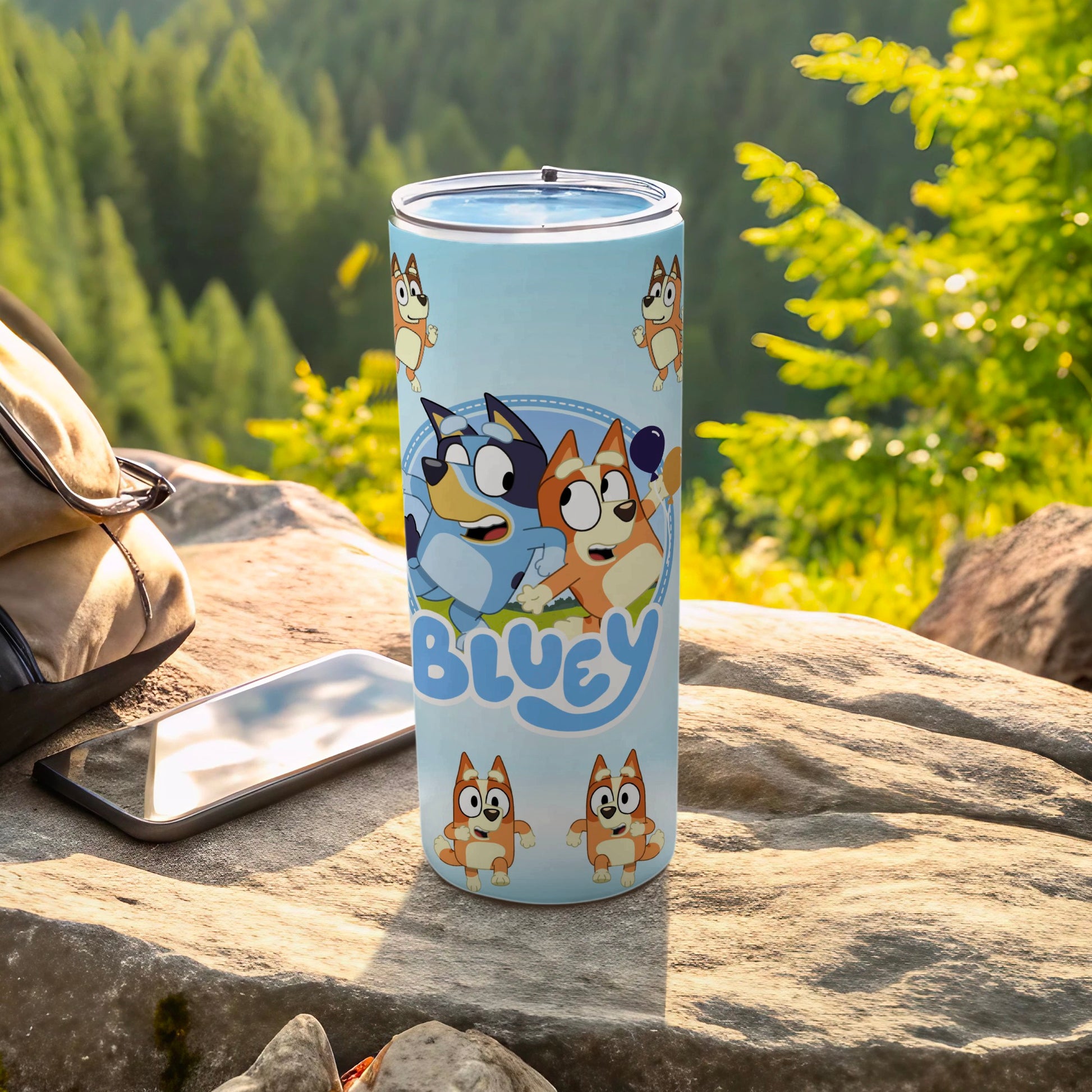 Bluey Printed Tumbler for Kids and Cartoon Fans