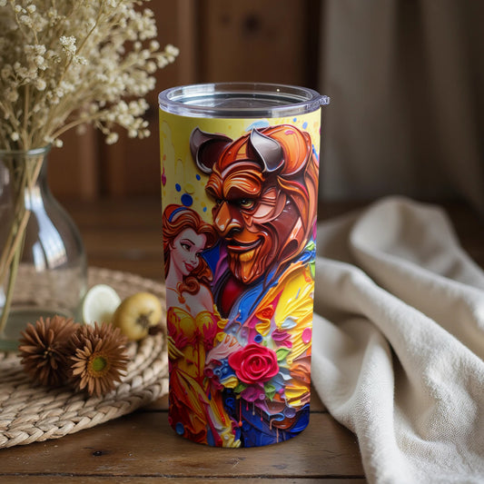 Colorful Beast Character Art Tumbler Perfect Gift