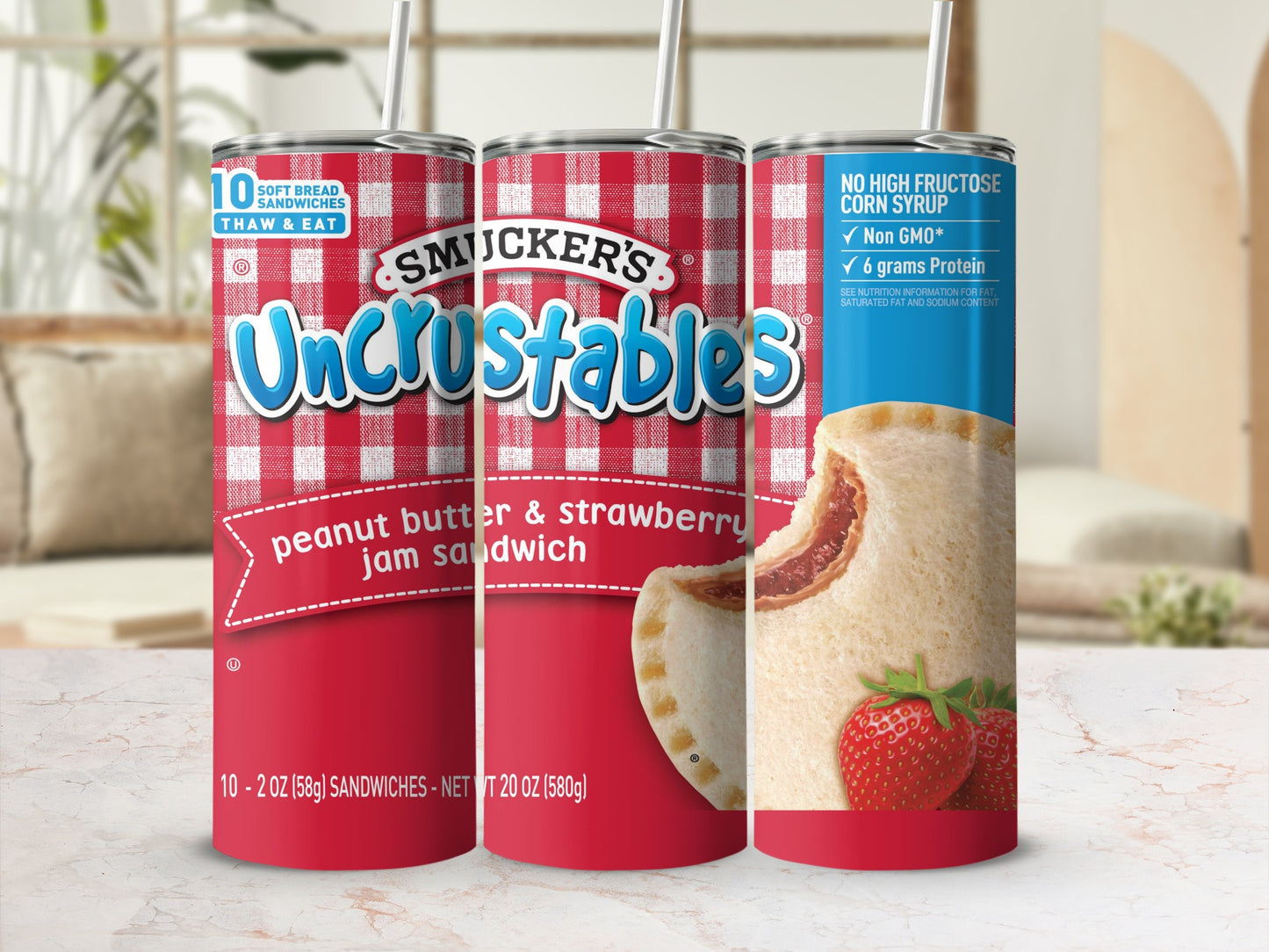 Smucker's Uncrustables Peanut Butter & Strawberry Jam product type