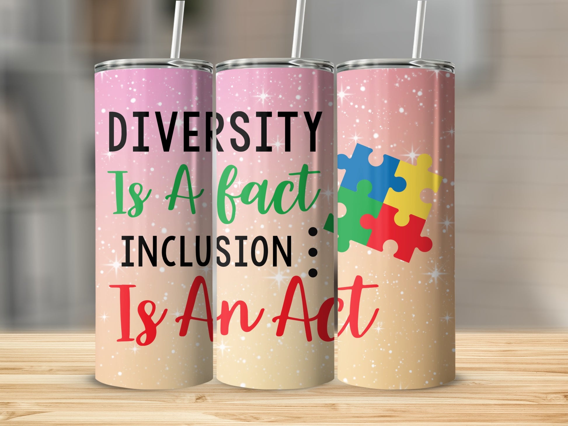 Diversity Is A Fact Inclusion Is An Act tumbler