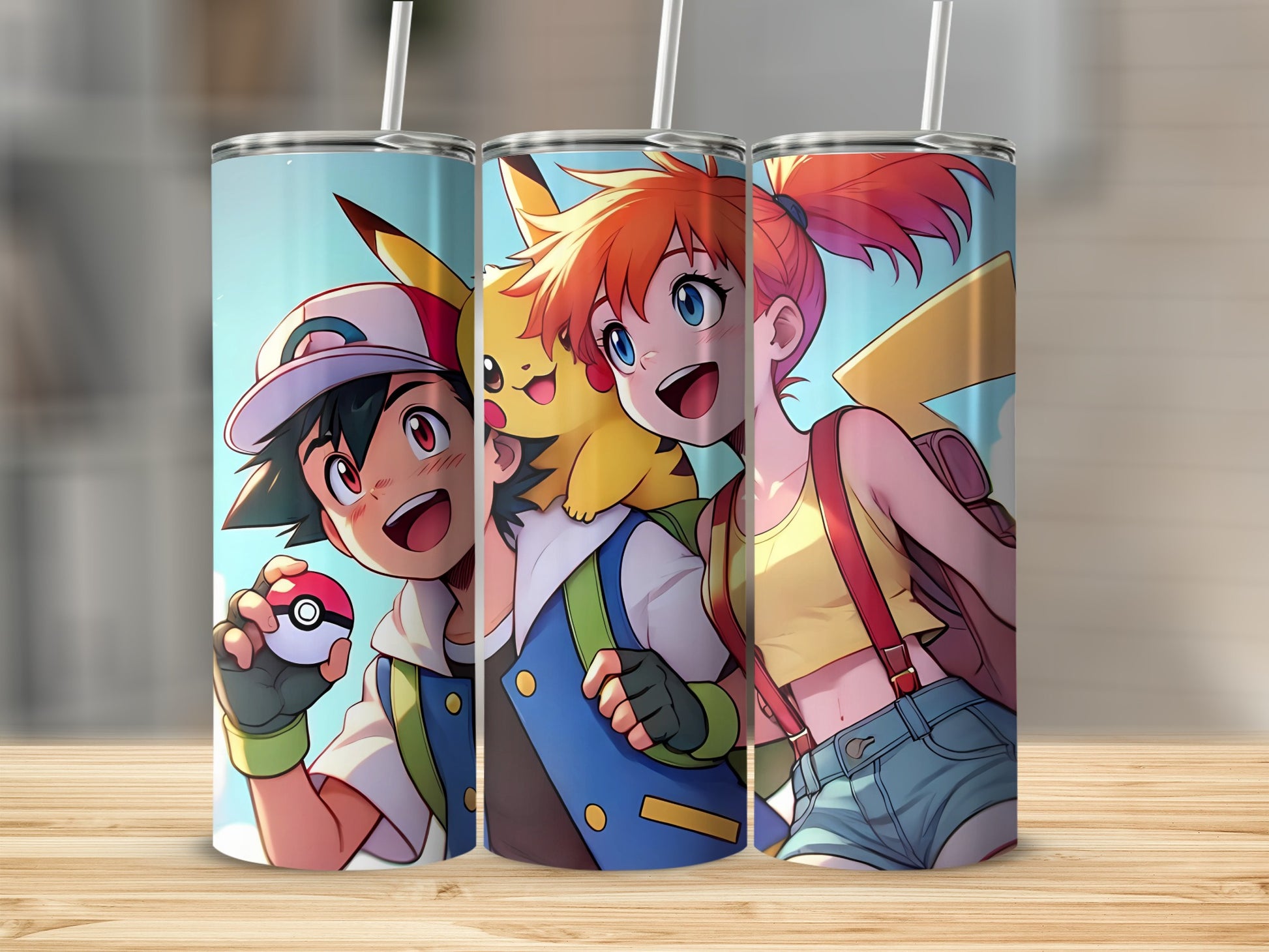 Colorful Anime Character Design Tumbler Cup for Fans