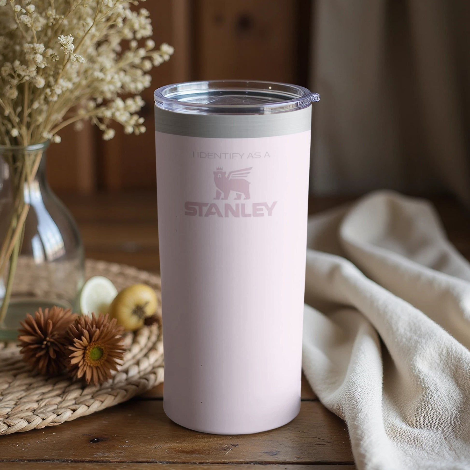 I Identify As A Stanley Travel Mug Tumbler Flask