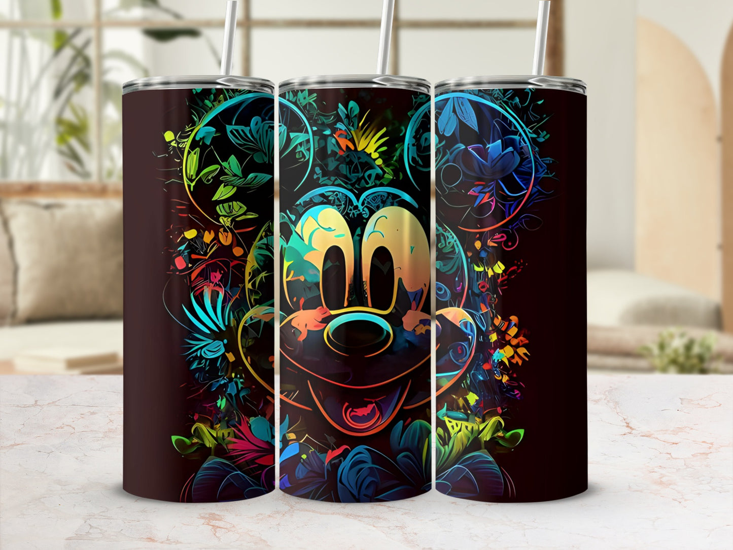 Colorful Mickey Mouse Insulated Tumbler Product