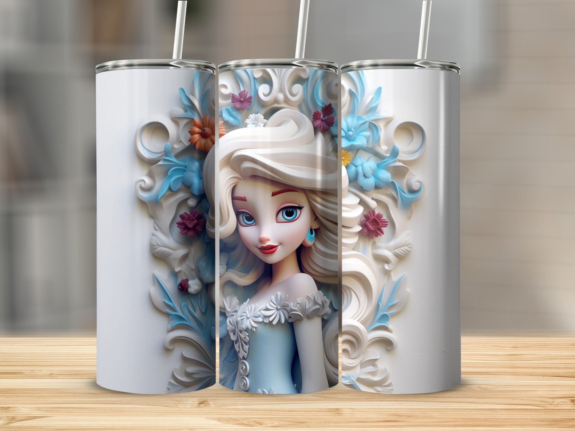 Gorgeous Animated Character Themed Tumbler Cup