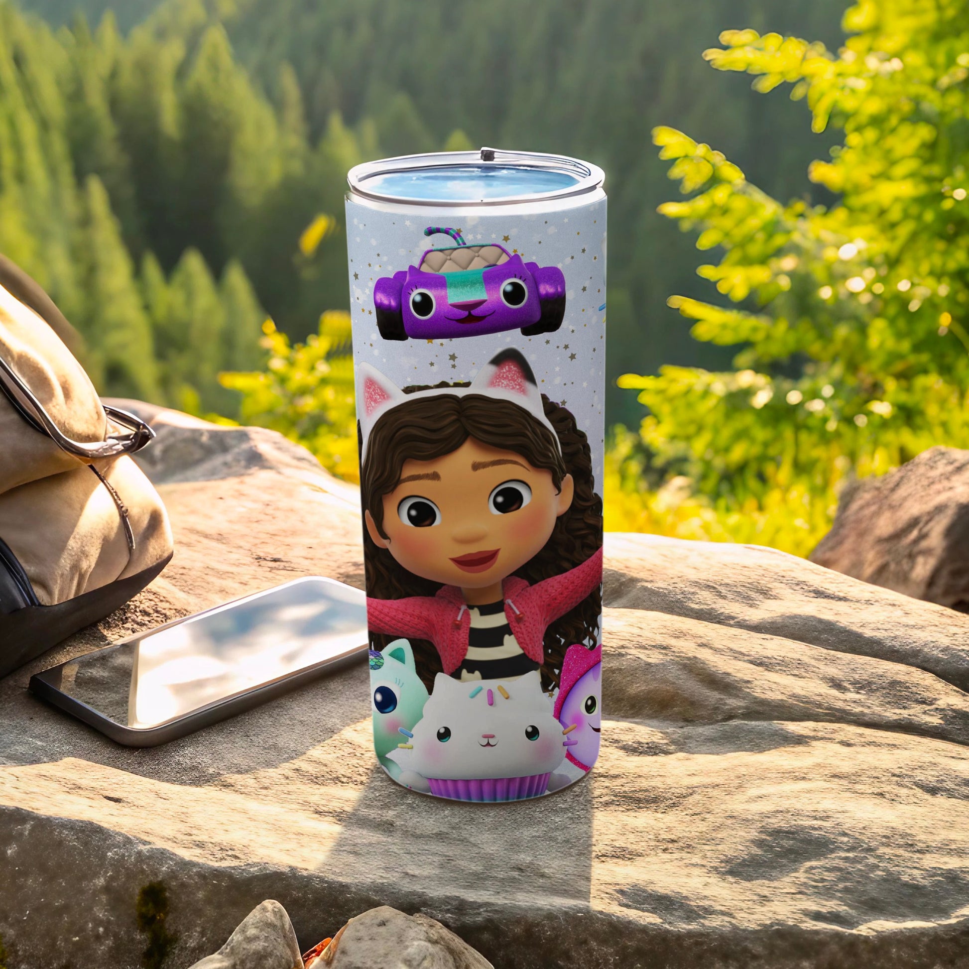 Cartoon Character Tumbler with Cute Animal Design