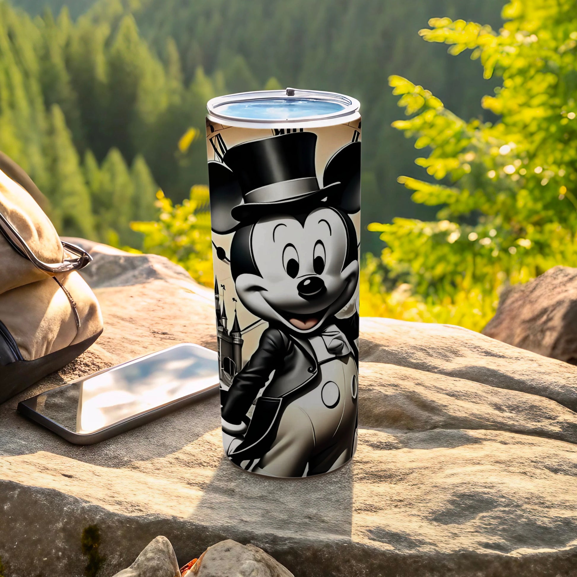 Cartoon Character-Themed Insulated Tumbler for Outdoor Adventures