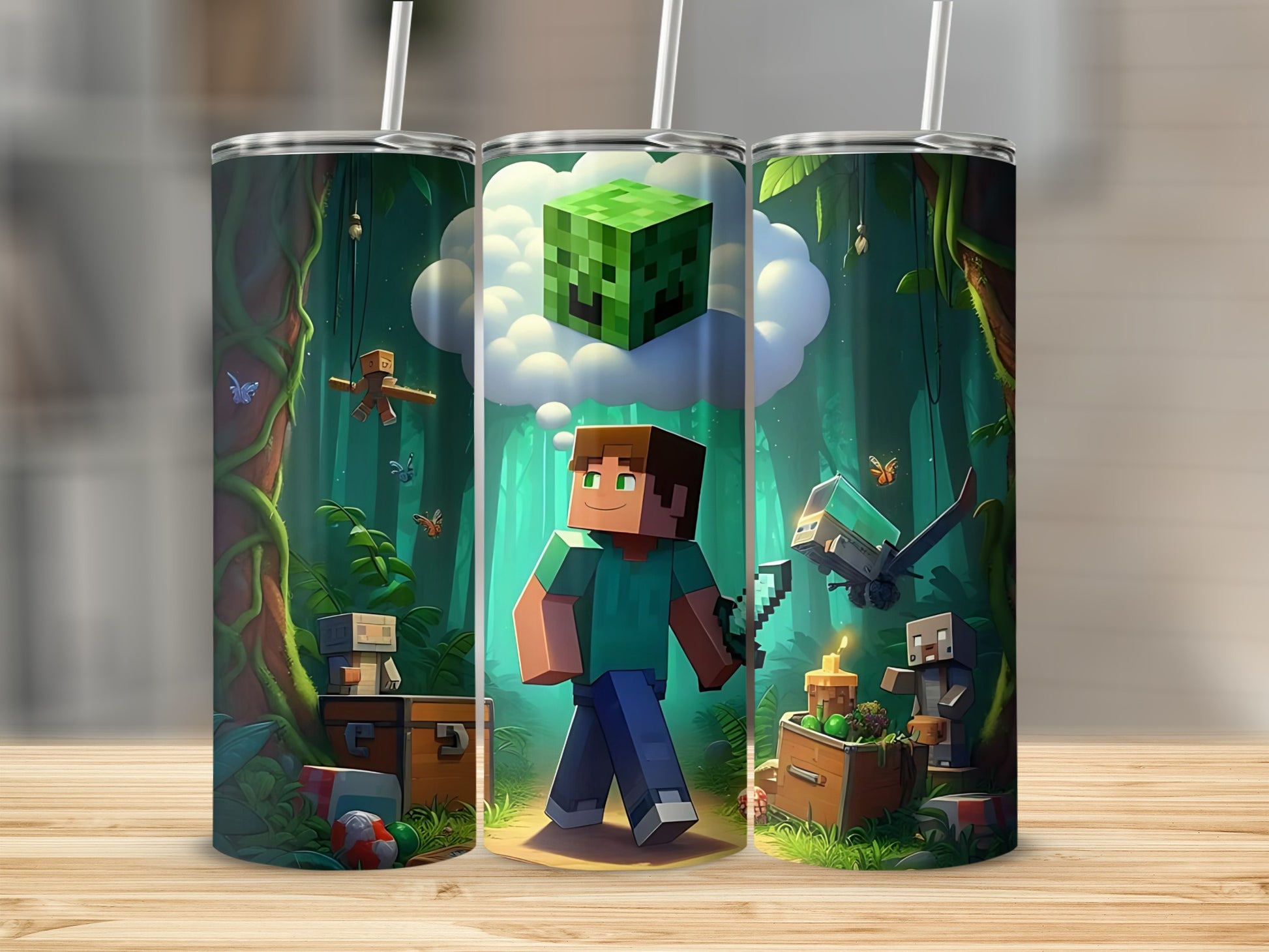 Adventure Video Game Theme Insulated Tumbler Product