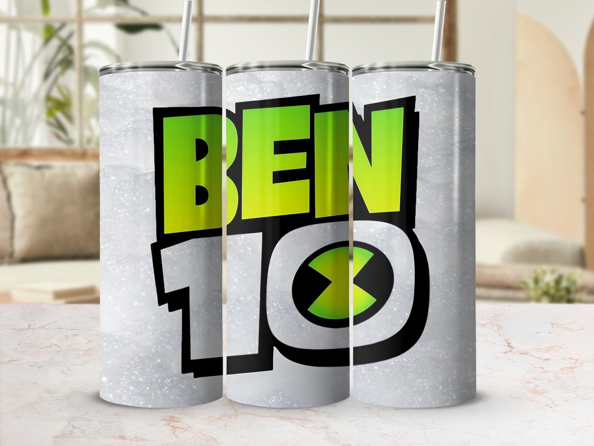 Ben 10 High-Quality Steel Travel Mug Tumbler