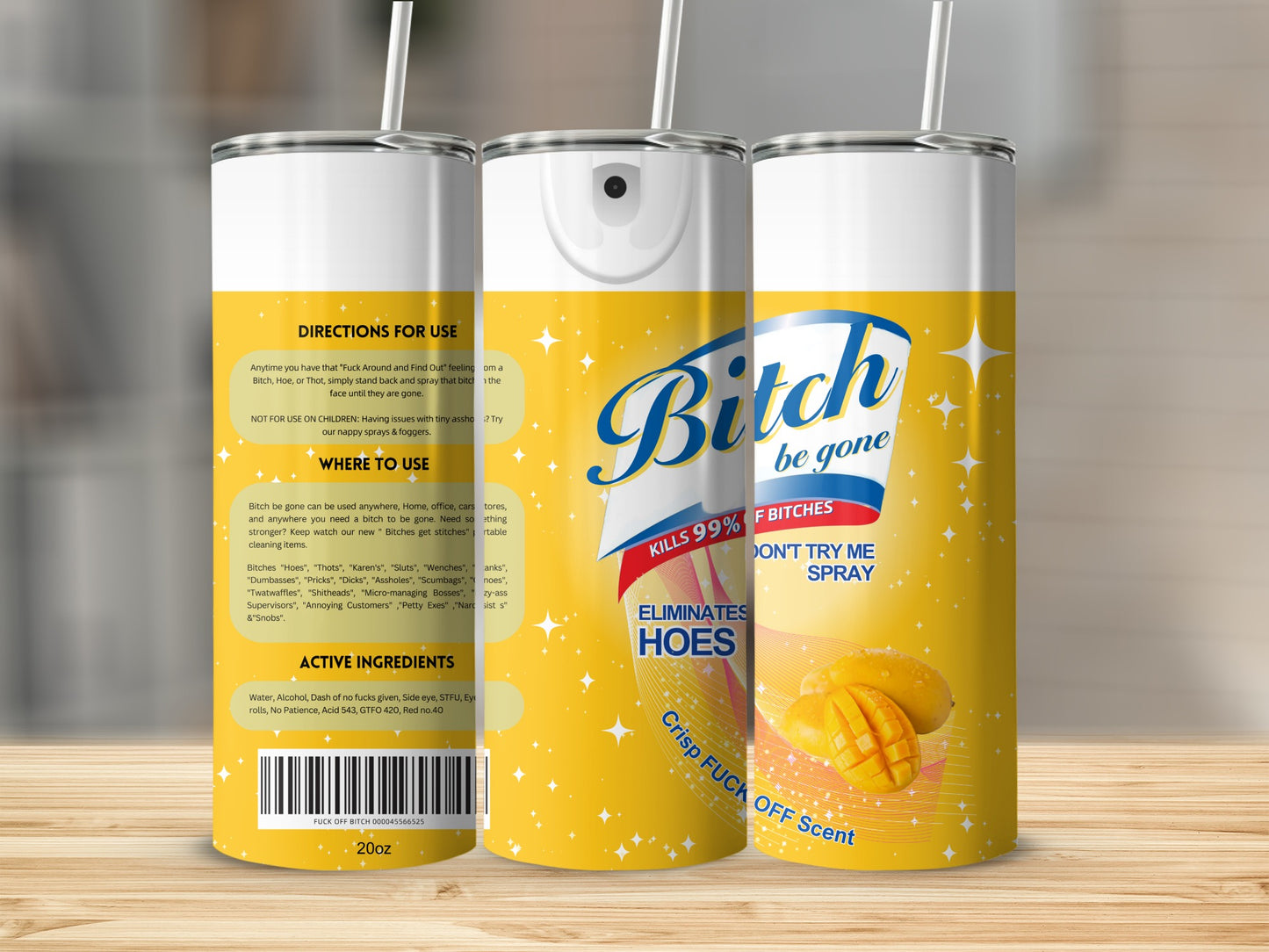 Bitch Be Gone Spray Eliminates Hoes Crisp Scent