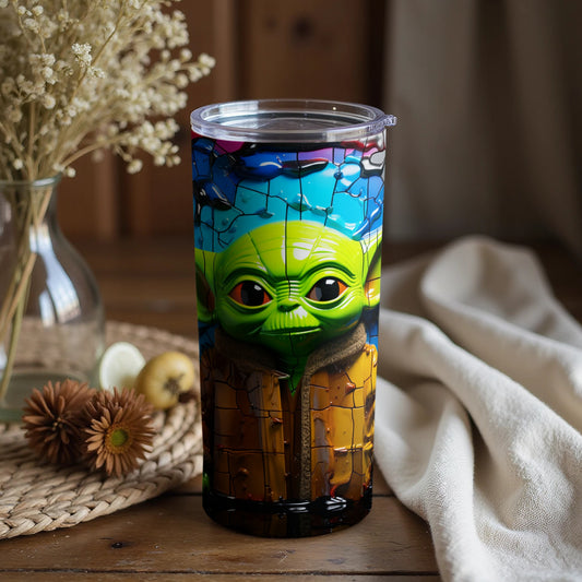 Colorful cartoon character tumbler product