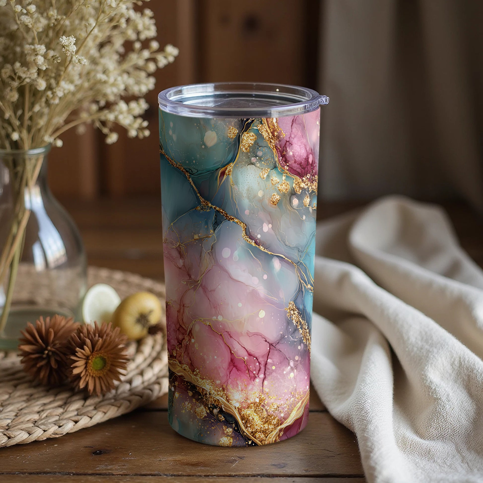 Stunning Colorful Artistic Design Tumbler for Daily Use