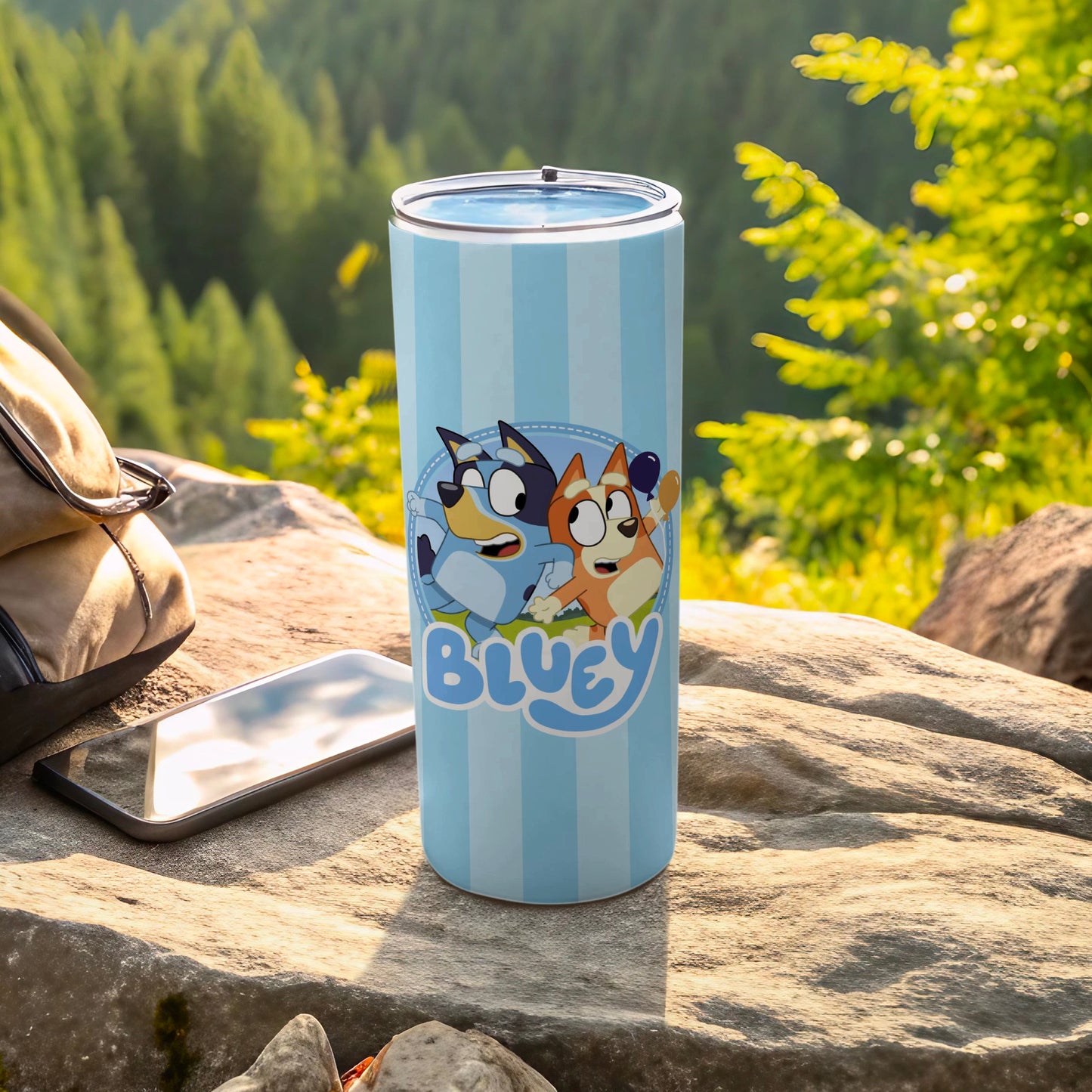 Bluey Characters Travel Tumbler with Lid Cup Flask
