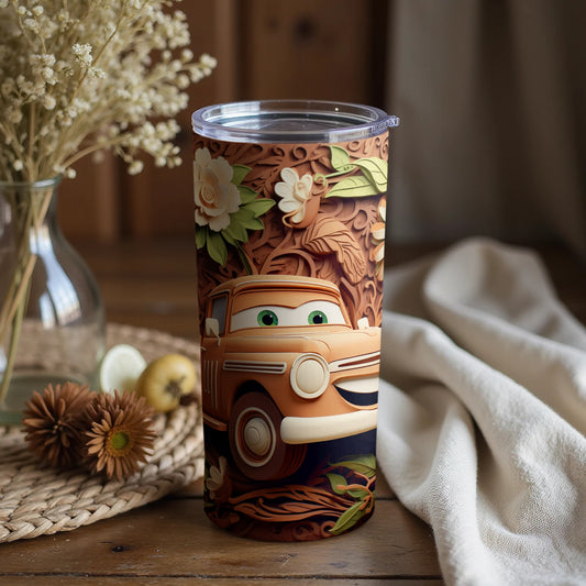 Vintage Inspired Truck Art Travel Cup product
