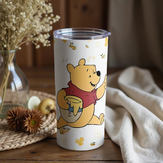 Winnie the Pooh Tumbler with Honey Illustrations