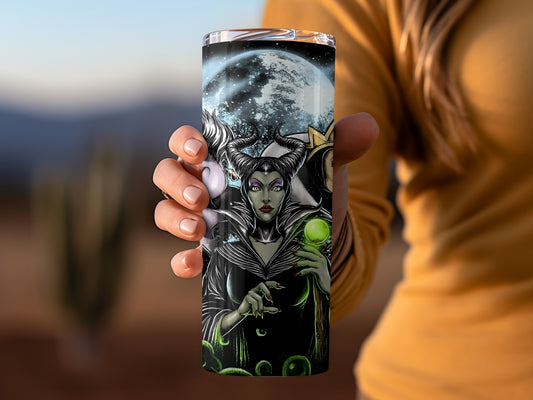 Enchanting Villain Design Stainless Steel Tumbler Cup