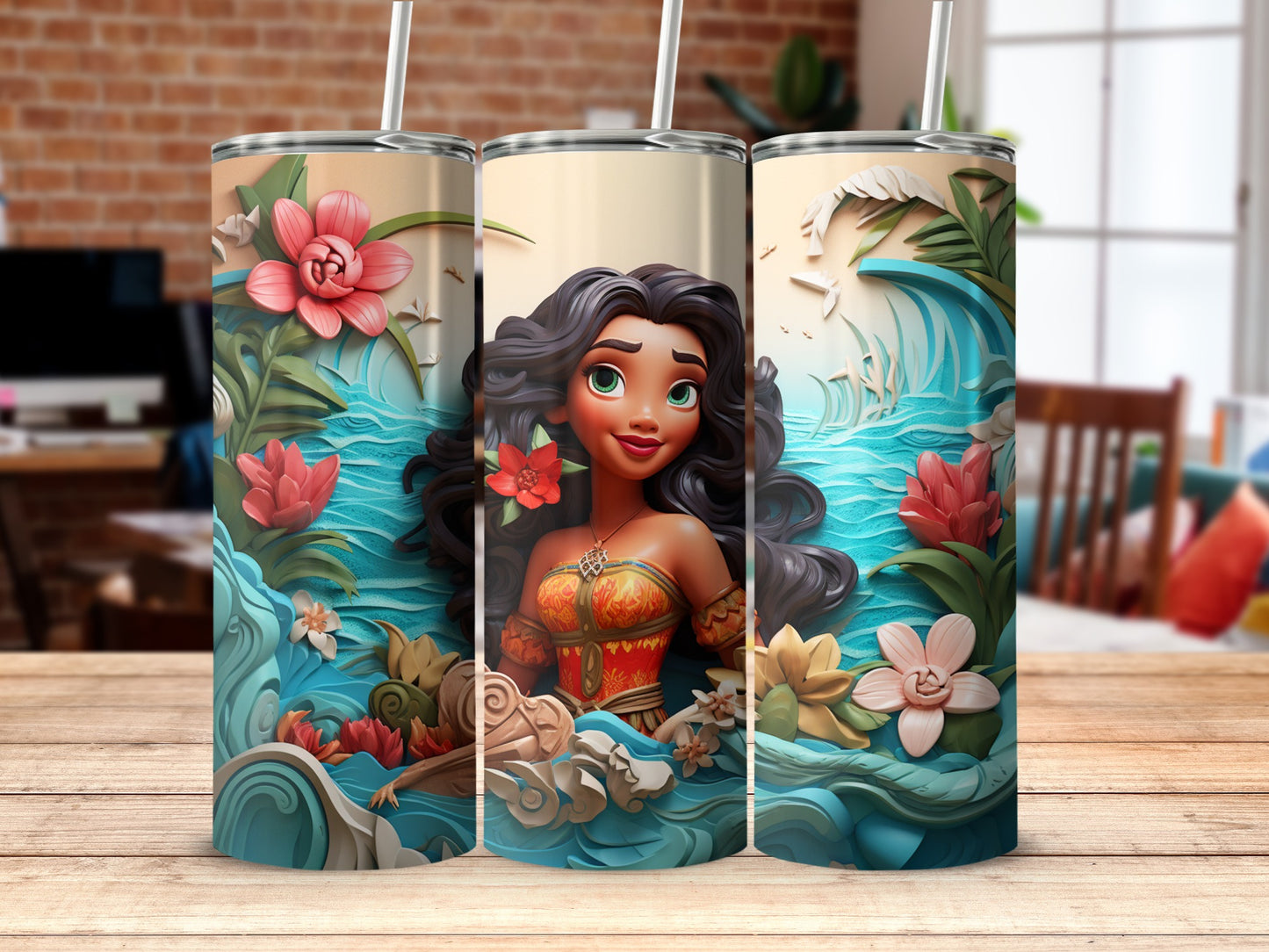 Beautiful Island Princess Tumbler Cup for Your Beverages