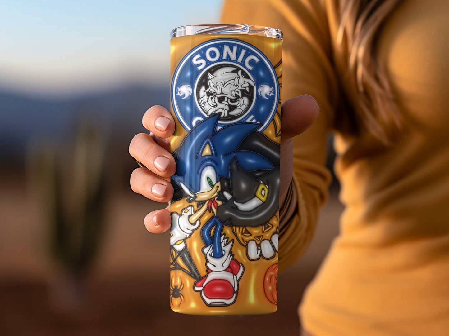 Sonic Halloween Themed Tumbler for Drink Lovers