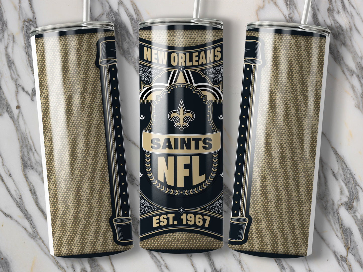New Orleans Saints NFL Est 1967 Sports Team Tumbler