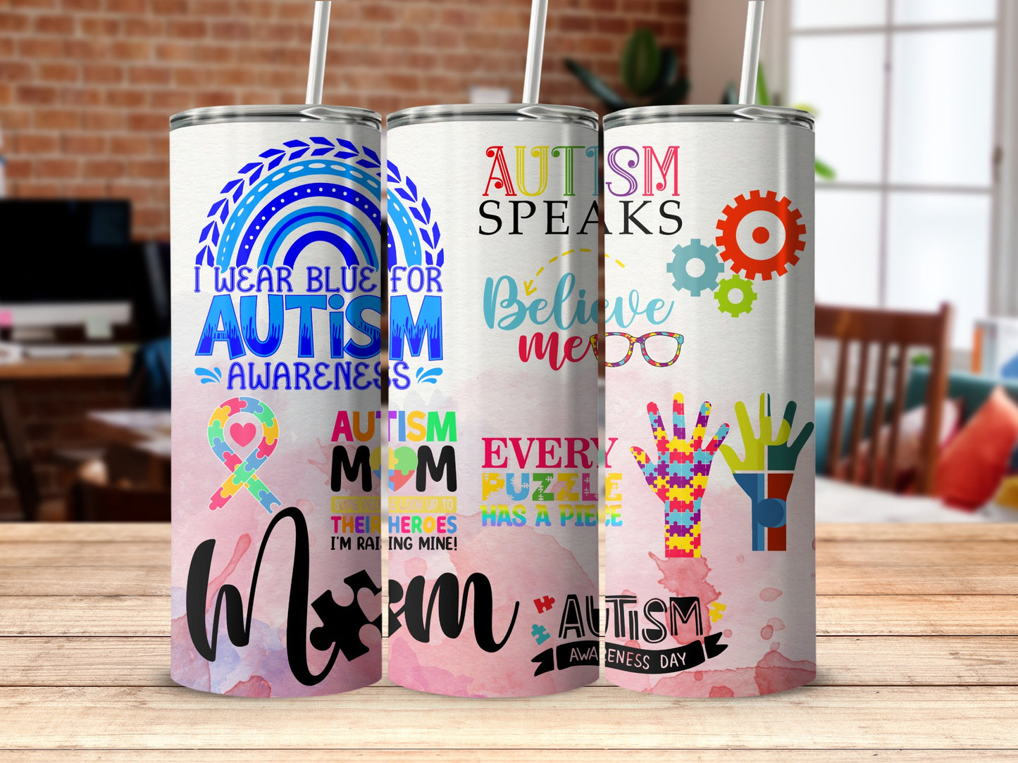 Autism Awareness Tumbler for Celebrating Unity