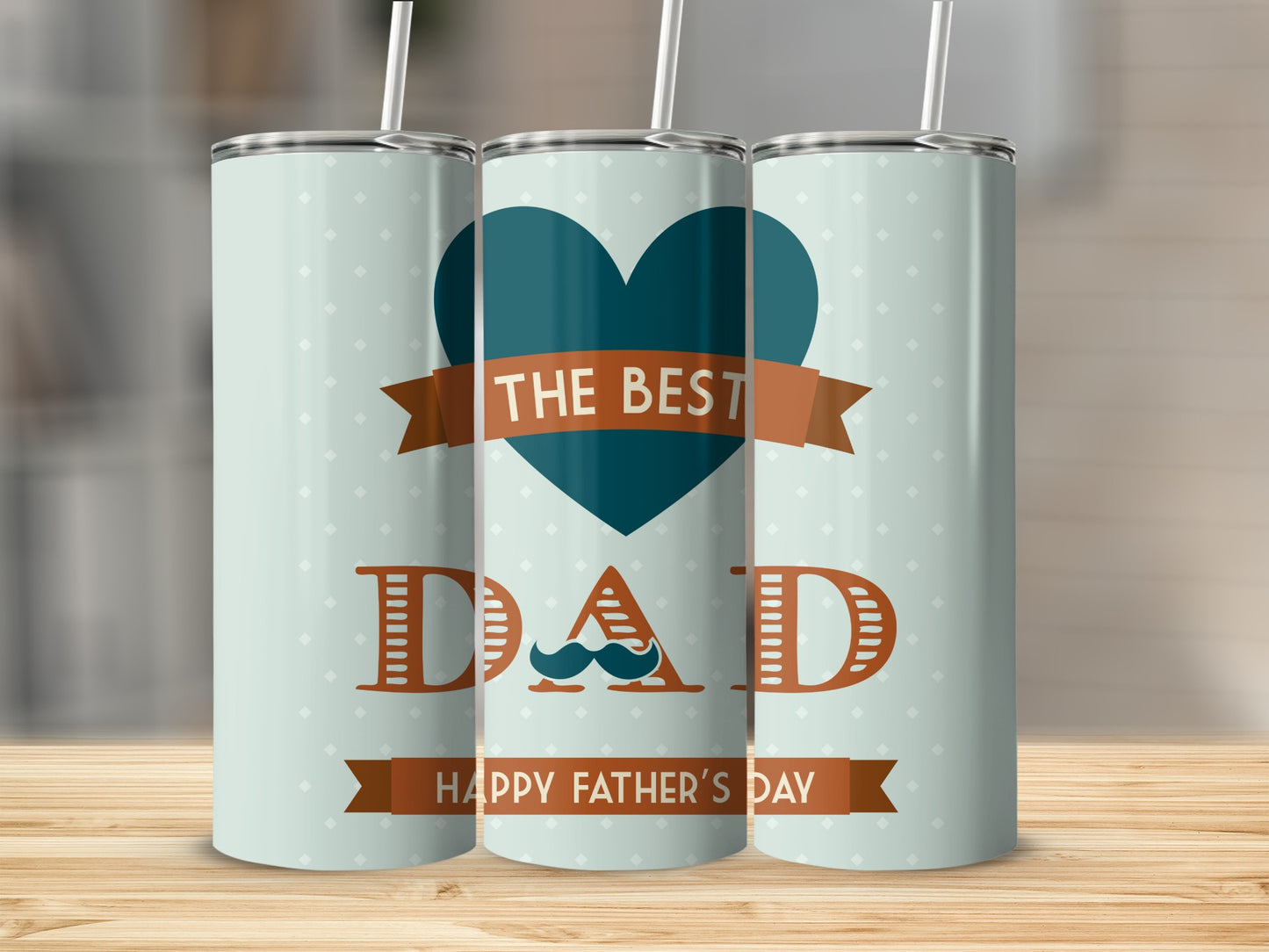 The Best Dad Happy Father's Day Beverage Tumbler