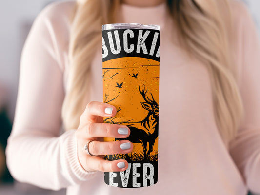 Buckin' Forever Deer Design Tumbler for Outdoor Lovers