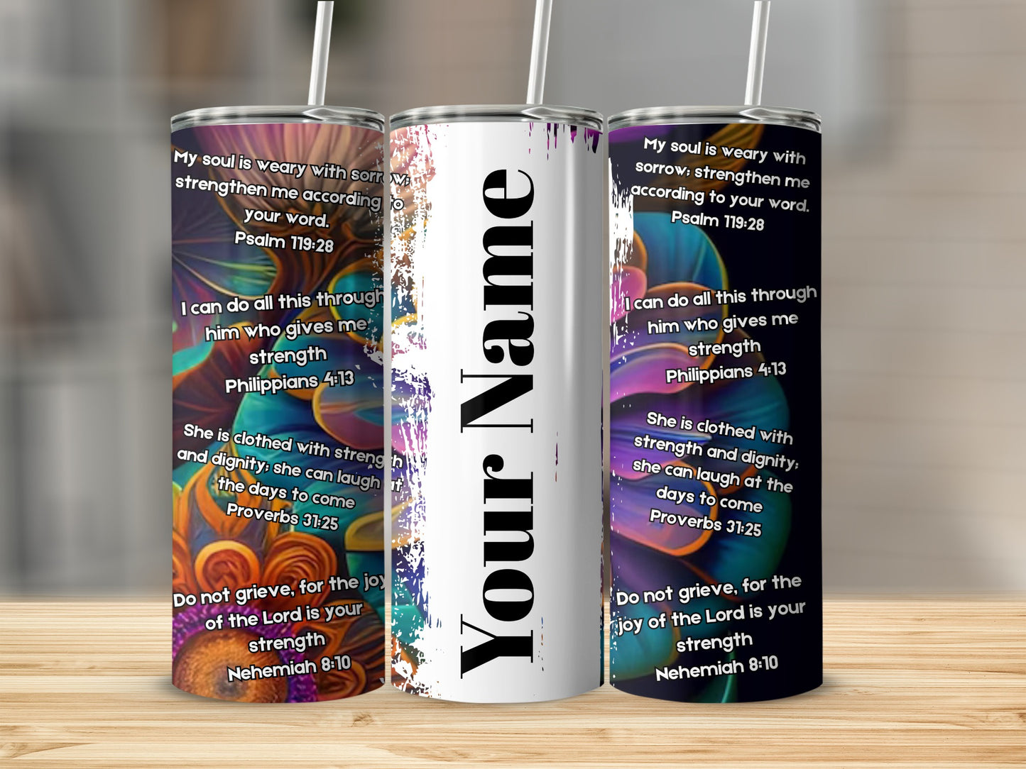 Inspirational Quotes Personalized Tumbler Cups