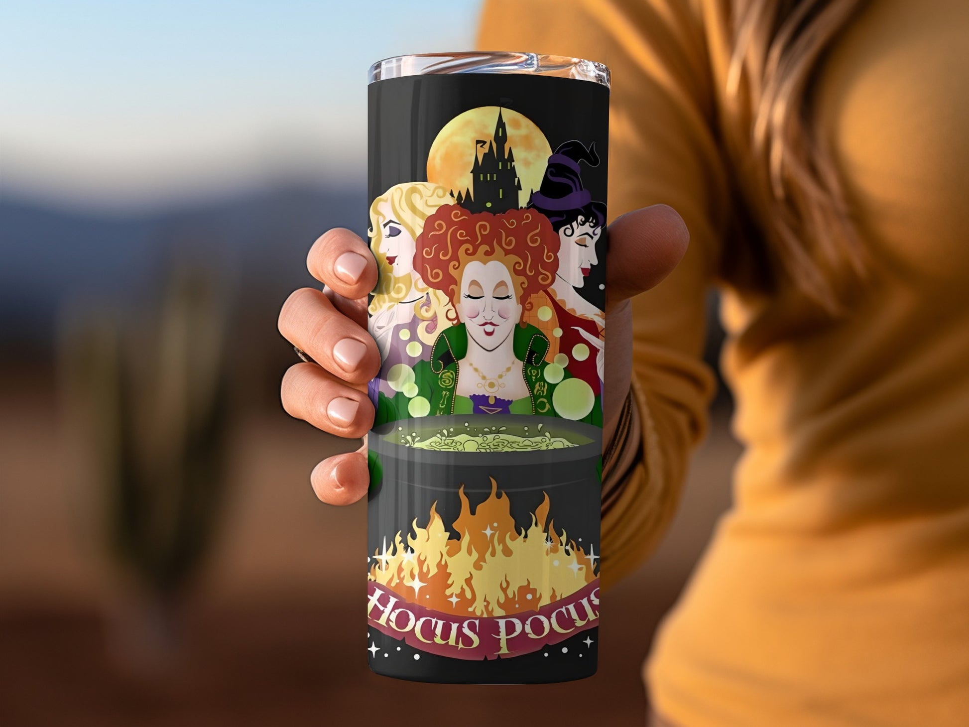 Hocus Pocus Sanderson Sisters Tumbler Magic Brew Cup