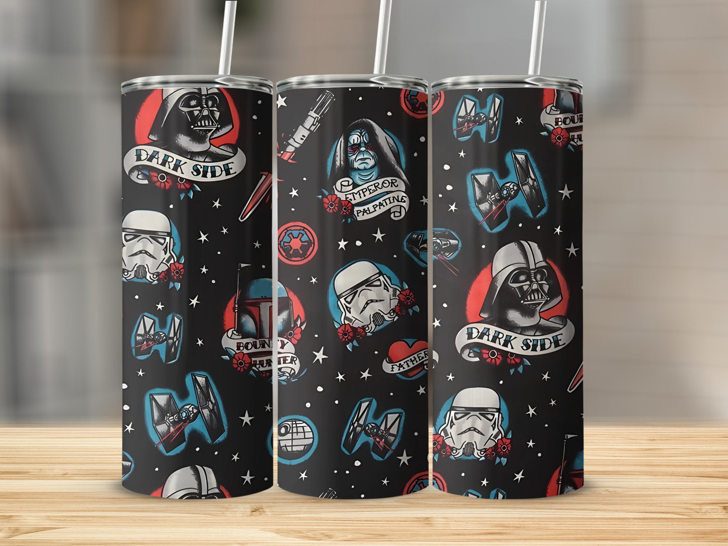 Star Wars Tattoo Art Dark Side Imperial Villains product type