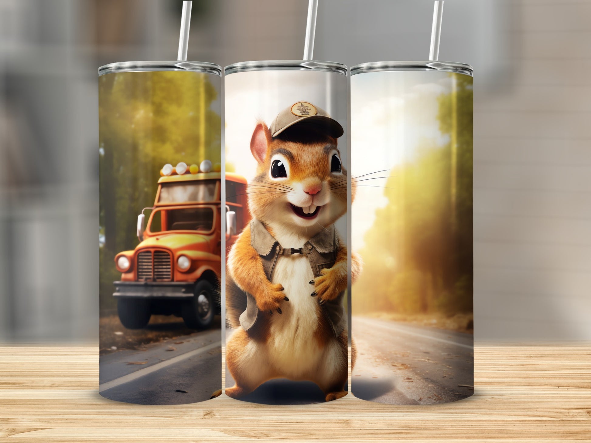 Cute Squirrel Cap Vest Truck Road Outdoor Scene Tumbler
Squirrel
Cartoon
Animal
Cute
Truck
Road
Adventure
Nature
Forest
Autumn
Happy Squirrel
Character
Outdoors
Wildlife
Cap
Vest
Driver
Journey
Traveler
Animated