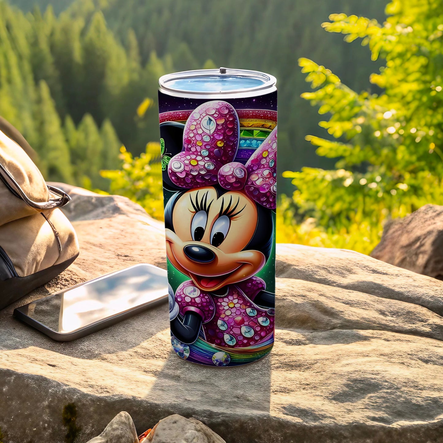 Vibrant Character Art Tumbler Travel Mug 20oz